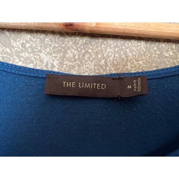 The Limited Blue Ruched Tunic Top M - Picture 3 of 6